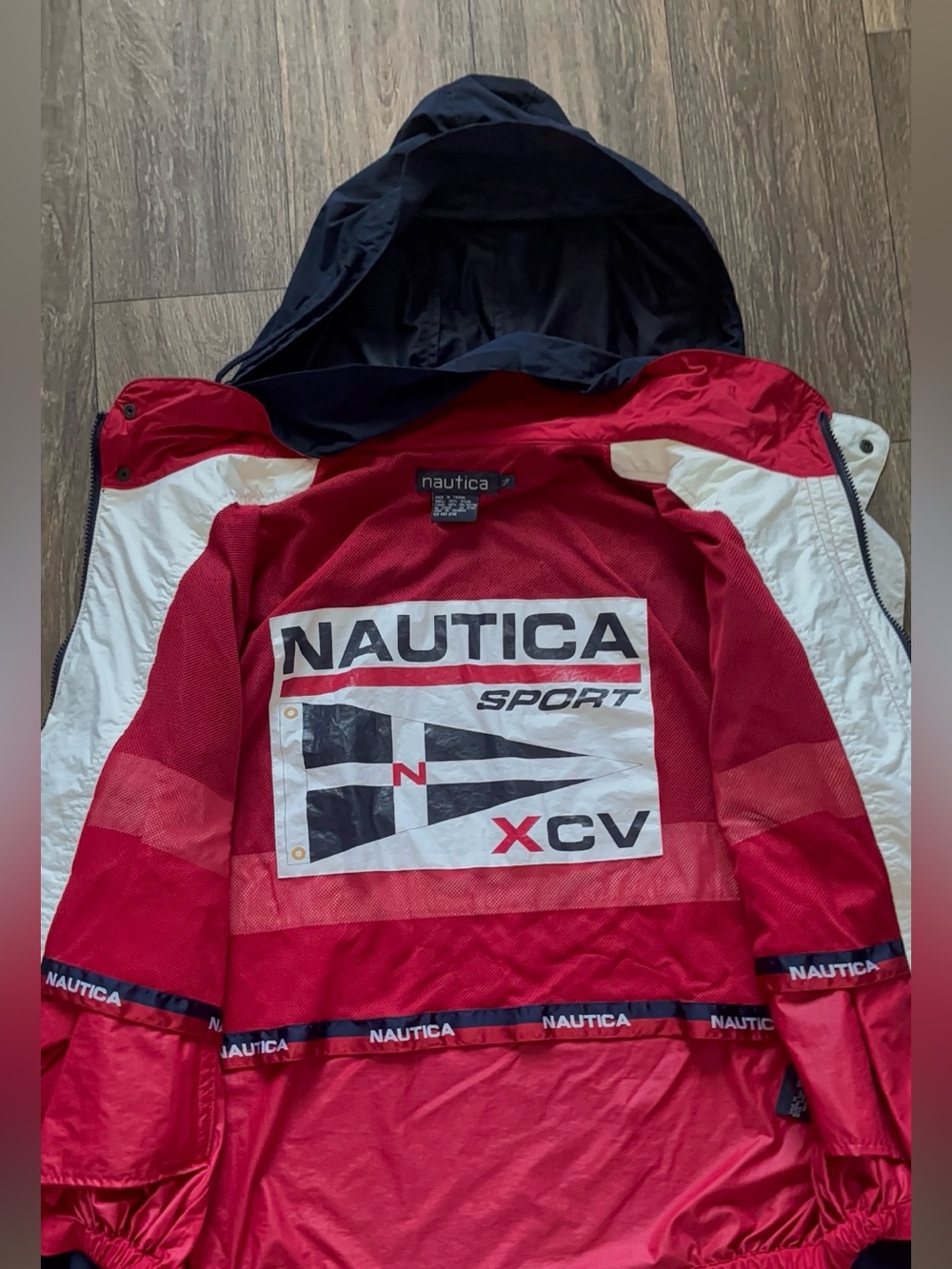 VTG Nautica Windbreaker Jacket sz L